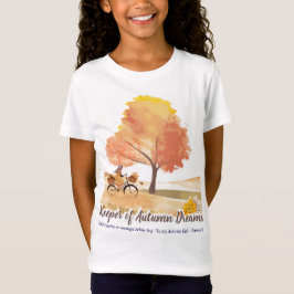 Keeper of Autumn Dreams | カスタマイズ可能な彼女への秋の贈り物 Tシャツ