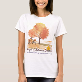 Keeper of Autumn Dreams | カスタマイズ可能な彼女への秋の贈り物 Tシャツ