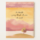 Keeper of Autumn Dreams, Romantic Poetic Fall プランナー手帳 (裏面)