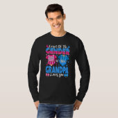 Keeper Of Gender Grandpa Loves You Pink Or Blue Ba Tシャツ (正面フル)