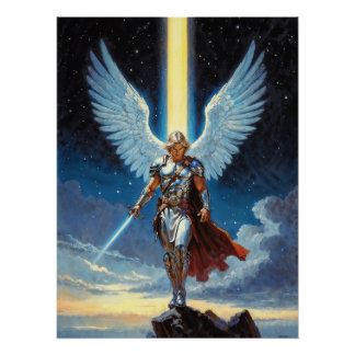 Keeper of the Celestial Gate Archangel Michael ポスター