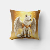 Keeper of the Dawn – The White Winged Wolf. クッション (正面)