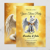 Keeper of the Dawn – The White Winged Wolf.  招待状 (正面/裏面)