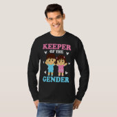 Keeper of the Gender Baby Party Gender Reveal Anno Tシャツ (正面フル)