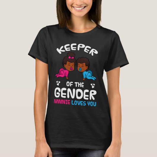 Keeper of the Gender Nannie Loves You African Amer Tシャツ (正面)
