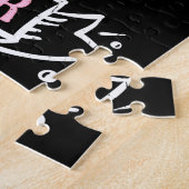 Keeper of the Gender Pink and Blue Teddy Bear ジグソーパズル (側面)