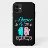 Keeper of the Gender Pink and Blue Teddy Bear Case-Mate iPhoneケース (裏面)