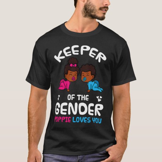 Keeper of the Gender Poppie Loves You African Amer Tシャツ (正面)