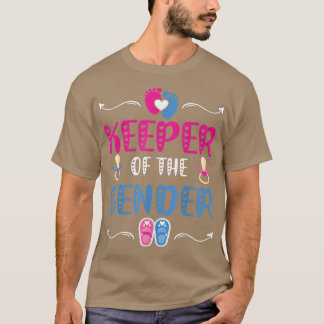 Keeper of the Gender Reveal Baby Announcement Part Tシャツ