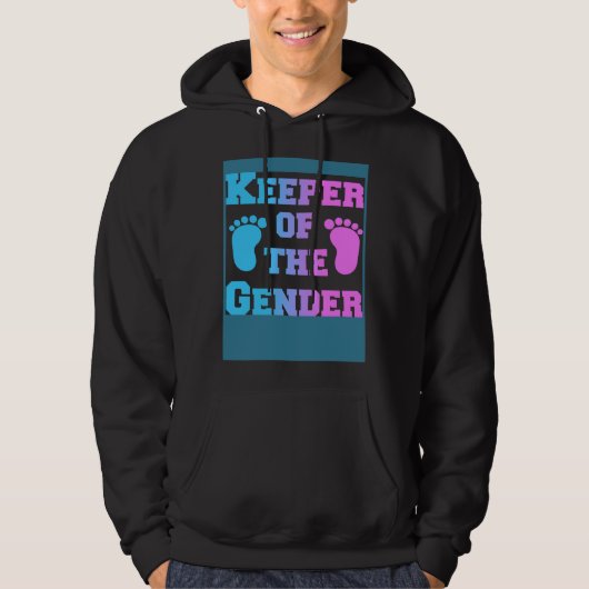 Keeper of the Gender Reveal Party Pink or blue パーカ (正面)