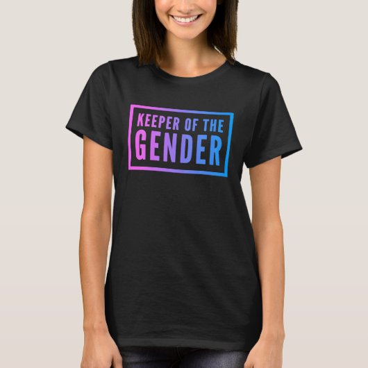 Keeper Of The Gender Reveal Party Supplies  Cute Tシャツ (正面)