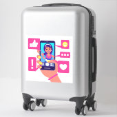 KeepExtra-Large 14インチx 14インチステッカー/スキン シール (スーツケース)