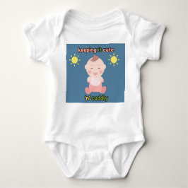 Keeping It Cute "n" Cuddly ベビーボディスーツ