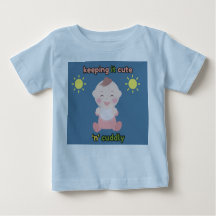 Keeping It Cute 'n' Cuddly Baby Blue T-shirt