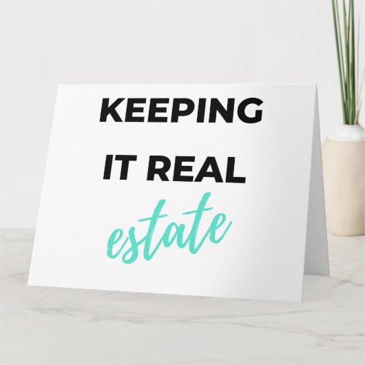 Keeping It Real Estate 2 カード (正面)