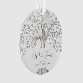Keepsakeファミリーツリー年間懇親会水彩 オーナメント (正面)