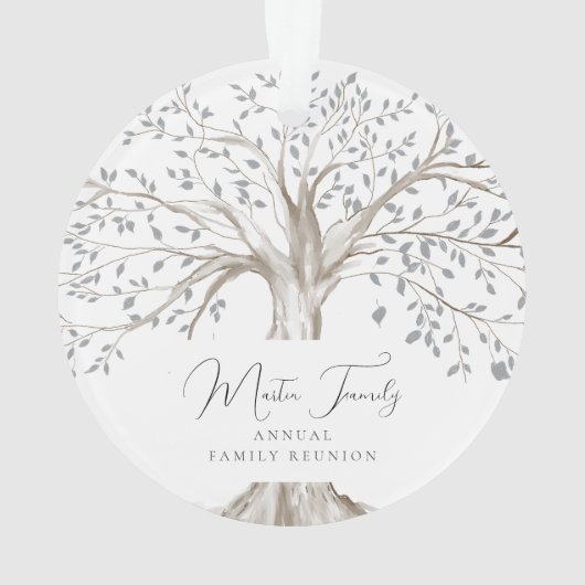 Keepsakeファミリーツリー年間懇親会水彩 オーナメント (裏面)