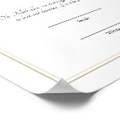 Keepsakeフレームエレガントニッカ契約 ポスター (角)