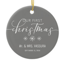 Keepsake私たちの初めてのクリスマス写真