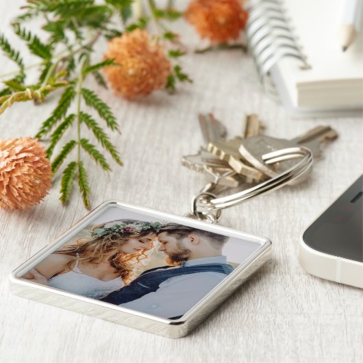 Keepsake結婚の写真 キーホルダー (側面)