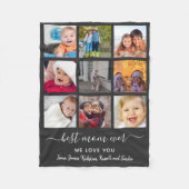 Keepsake 最高の Mom Ever Photo Collage Mother's Day フリースブランケット (正面)
