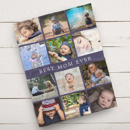 Keepsake 最高の Mom Ever Photo Collage Mothers Day フリースブランケット