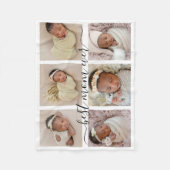 Keepsake 最高の Mom Ever Photo Collage Mothers Day フリースブランケット (正面)