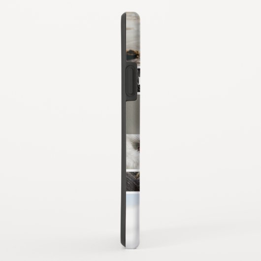 Keepsake Black Marble カスタム4 Photo Collage Case-Mate iPhoneケース (裏面/右)