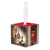 Keepsake Christmas Family Photo Cube キューブオーナメント (正面アングル)