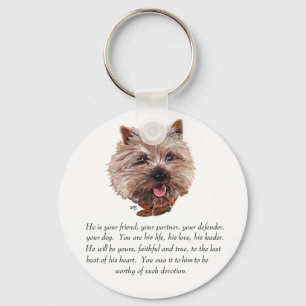 Keepsake Cirn Terrier – オス キーホルダー
