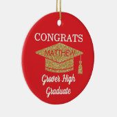 Keepsake! Congrats Any Graduate Ceramic Ornament セラミックオーナメント (右)