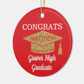 Keepsake! Congrats Any Graduate Ceramic Ornament セラミックオーナメント (左)