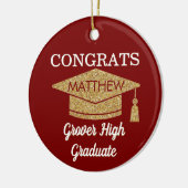 Keepsake! Congrats Any Graduate Ceramic Ornament セラミックオーナメント (左)