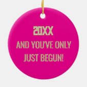 Keepsake! Congrats Kindergarten Grad セラミックオーナメント (裏面)