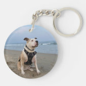 Keepsake Dog悔やみや弔慰ことわざペット写真 キーホルダー (裏面)