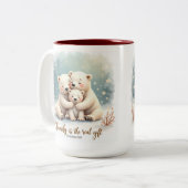 Keepsake Family is the Real Gift Coffee Mug ツートーンマグカップ (正面左)
