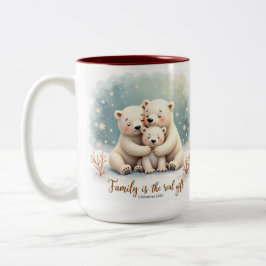 Keepsake Family is the Real Gift Coffee Mug ツートーンマグカップ
