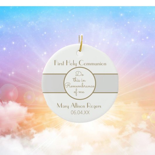 Keepsake First Communionオーナメント セラミックオーナメント