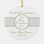 Keepsake First Communionオーナメント セラミックオーナメント (正面)