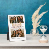 Keepsake Forever最高の Friends Photo Collage フォトプラーク (側面)