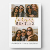 Keepsake Forever Besties Friends 3 Photo Collage フォトプラーク (正面)
