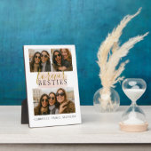 Keepsake Forever Besties Friends 3 Photo Collage フォトプラーク (側面)