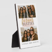 Keepsake Forever Besties Friends 3 Photo Collage フォトプラーク (側面)