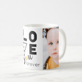 Keepsake Love You Forever 2枚フォトマグカップ コーヒーマグカップ (正面右)