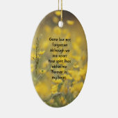 Keepsake Memorial Photo Barn Owl Bird  セラミックオーナメント (右)