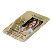 Keepsake Memorial Photo Bird Garden Nature  マグネット (左側)