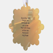 Keepsake Memorial Semi-Truck Tractor-trailer オーナメントカード (左)