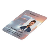 Keepsake Memorial Semi-Truck Tractor-trailer  マグネット (左側)