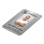 Keepsake  Memorial Semi-Truck Tractor-trailer  マグネット (左側)