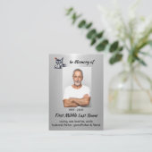 Keepsake Memorial Semi-Truck Tractor-trailer 名刺 (スタンド正面)